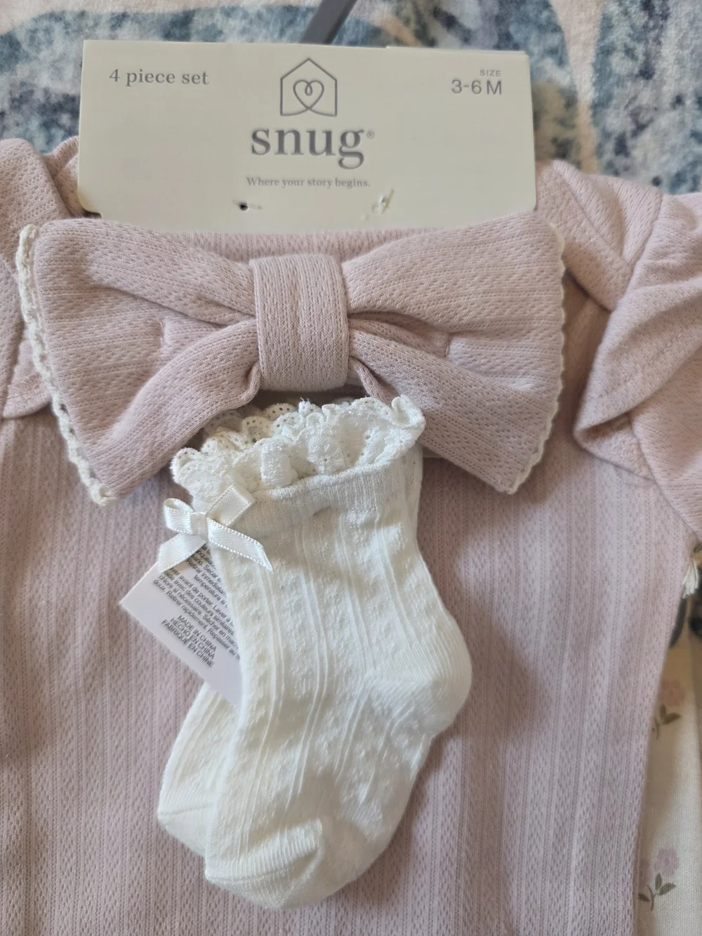 New Baby Girls 3 Piece Set - Oeko Tex Certified, Fall